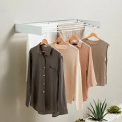 Drying racks and clotheslines