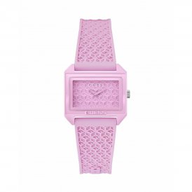 Guess Klokker for Kvinner GW0677L2 (Ø 33 mm) rosa Silikon