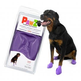 Boots Pawz Dog 12 Units Purple Size L