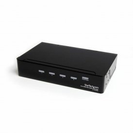 Startech HDMI- bryter ST124HDMI2 Svart Stål