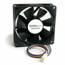 Startech Startech Lådfläkt FAN8025PWM 2500 rpm Ø 8 cm Svart Plast