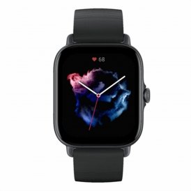 Amazfit Smartklocka GTS 3 Svart Grafit 1, 75" Aluminium