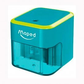 Pencil Sharpener Maped Electric With deposit Green Plastic
