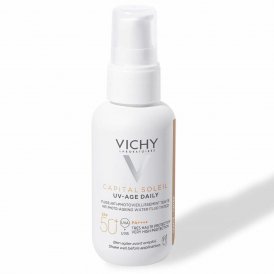 Sun Protection with Colour Vichy UV-Age Daily SPF50+ Light (40 ml)