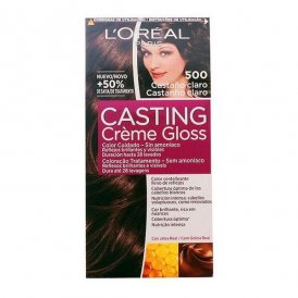 L'Oreal Make Up Farge Ingen Ammoniak L'Oreal Make Up Casting Creme Gloss Nº 500-Castano Claro 180 ml