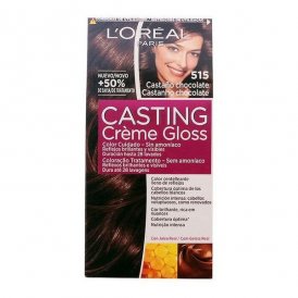 L'Oreal Make Up Farge Ingen Ammoniak L'Oreal Make Up Casting Creme Gloss Kastanje Sjokolade Nº 515-Chocolate Helado 180 ml