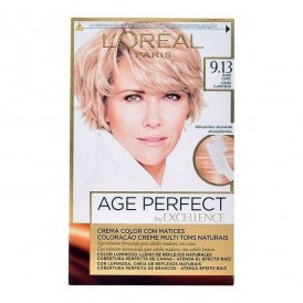 Permanent Anti-aldring Farge Excellence Age Perfect L'Oreal Make Up Excellence Age Perfect Nº 9.0-rubio muy claro Nº 8.0-rubio c