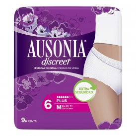 Incontinence Sanitary Pad Ausonia Discreet Boutique Medium (9 uds)