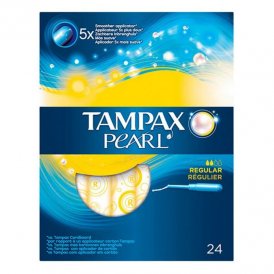 Pakke med Tamponger Pearl Regular Tampax Tampax Pearl (24 uds) 24 uds