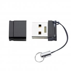 INTENSO USB-Penn Slim Line 32 GB Svart Plast
