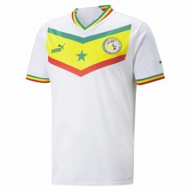 Kurzärmiges Fußball T-Shirt für Männer Puma Senegal Weiß