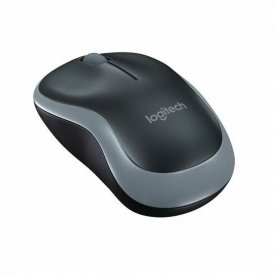 Wireless Mouse Logitech M185 Black Grey