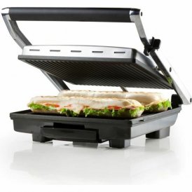DOMO Elektriska Grillen DO9135G 2000W silver rostfritt stål