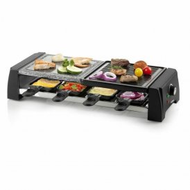 DOMO Elektriska Grillen DO9190G 1200W 1200 W svart rostfritt stål