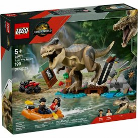 Lego Byggsats JURASSIC WORLD 76975 T. Rex River Escape svart plast