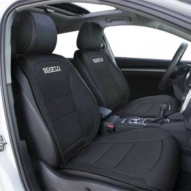 Seat cover Sparco SPCS424BK Black