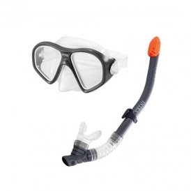 Snorkel Goggles and Tube Intex 55648 Yellow Black
