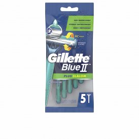 Gillette Gillette Engångsrakhyvel blå II Plus Slalom 5 antal