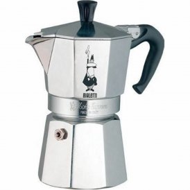 Bialetti Italiensk Kaffekande Bialetti Moka Express Aluminium Sølvfarvet