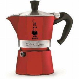 Bialetti Italian Kaffekanne 0004942/NP 3 Kupit Rød Aluminium