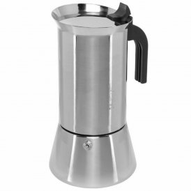 Bialetti Italiensk Kaffekande Bialetti Sølvfarvet Træ Rustfrit stål