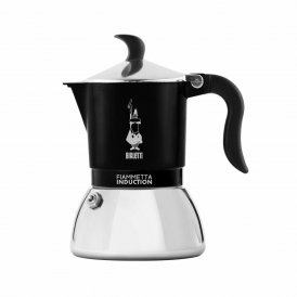 Bialetti Italian Kaffekanne FIAMMETTA INDUCT Svart Aluminium 4 Kupit