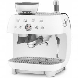 Smeg Smeg Kaffebryggare 50's Style Vit Rostfritt stål