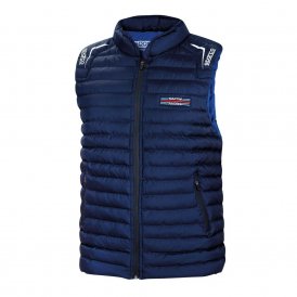 Men's Quilted Gilet Sparco Martini Racing Blue Size M