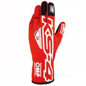 Karting Gloves OMP KS-4 Red White XL