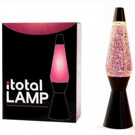 Lava-Lampe iTotal Schwarz Glitzernd 36 cm