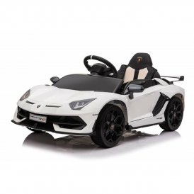 Injusa Lasten sähköauto Aventador Svj Valkoinen Muovi