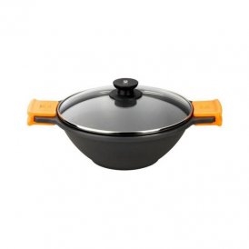 BRA Panne BRA Braisogona_A272028 Svart Svart/Oransje Metall Aluminium Ø 24 cm Ø 28 cm