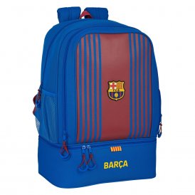 Sports Bag with Shoe holder F.C. Barcelona M825 Maroon Navy Blue