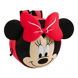 3D Child bag Minnie Mouse Black Red 31 x 31 x 10 cm