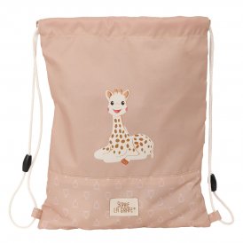 Sophie la Girafe Ryggsekk med Stringer beige 26 x 34 1 cm Polyester
