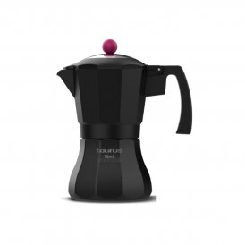 Taurus Italian Kaffekanne KCP9003I 3T Svart Rustfritt stål Aluminium 3 Kupit 9 Kopper