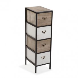 Chest of drawers Metal (32 x 81 x 26 cm)