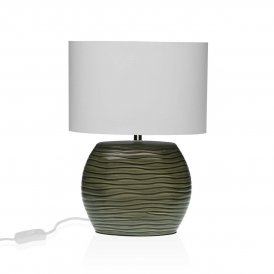 Desk lamp Versa Grey Ceramic 13 x 33 x 25 cm
