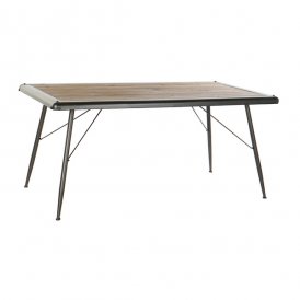 Dining Table DKD Home Decor Metal Fir (161 x 90 x 75 cm)