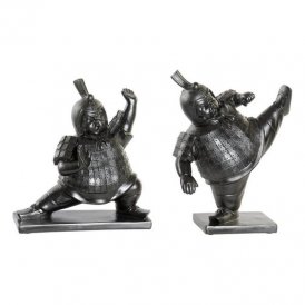 Decorative Figure DKD Home Decor Silver 21,5 x 11 x 24 cm Copper Resin