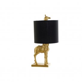 Desk lamp DKD Home Decor Black Golden 220 V 40 W Giraffe (23 x 20 x 42 cm)