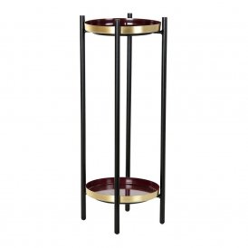 Side Table DKD Home Decor Iron (27 x 27 x 65 cm)