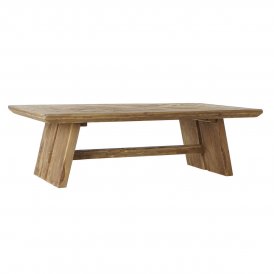 Centre Table DKD Home Decor Natural Recycled Wood 130 x 70 x 40 cm