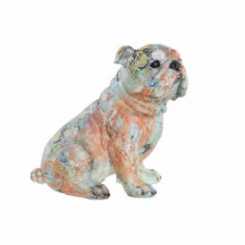 Decorative Figure DKD Home Decor 24 x 18 x 22 cm Multicolour Dog