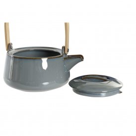 DKD Home Decor Tekanne DKD Home Decor 21 x 17 x 10 cm Porselen Grå 1 L