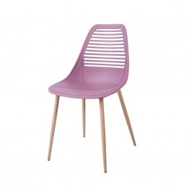 Chair DKD Home Decor Metal polypropylene Plastic 45 x 55 x 85 cm