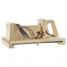 Cutter DKD Home Decor Natural Rubber wood Board (26.5 x 12 x 11 cm)