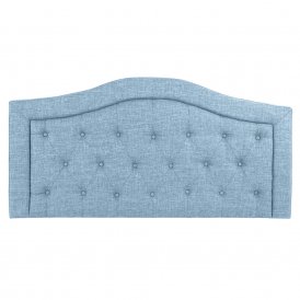 Sänggavel DKD Home Decor Blå Celeste Trä 145 x 8 x 72 cm