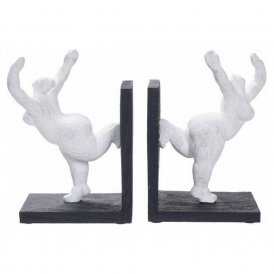 Bookend DKD Home Decor 14 x 9,7 x 21 cm Lady Resin Urban