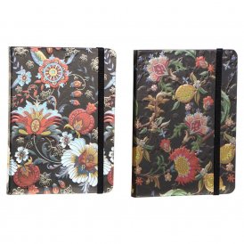 Notebook DKD Home Decor Black (12.5 x 1 x 18 cm) (2 pcs)